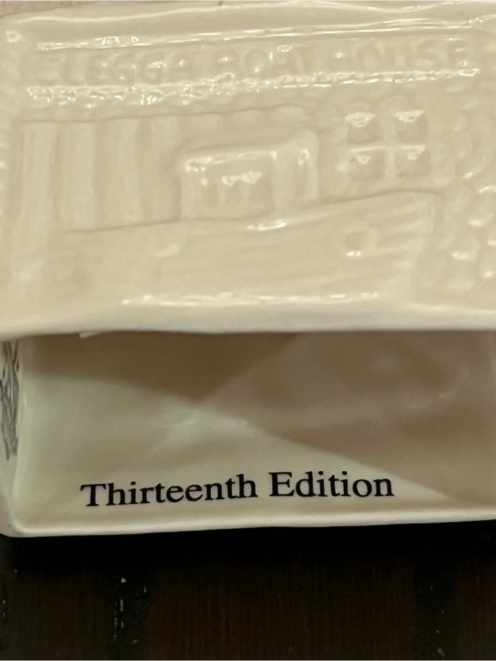 Belleek 5″ ornament boathouse